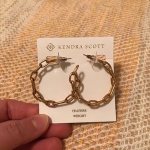 Kendra Scott Gold Hoops